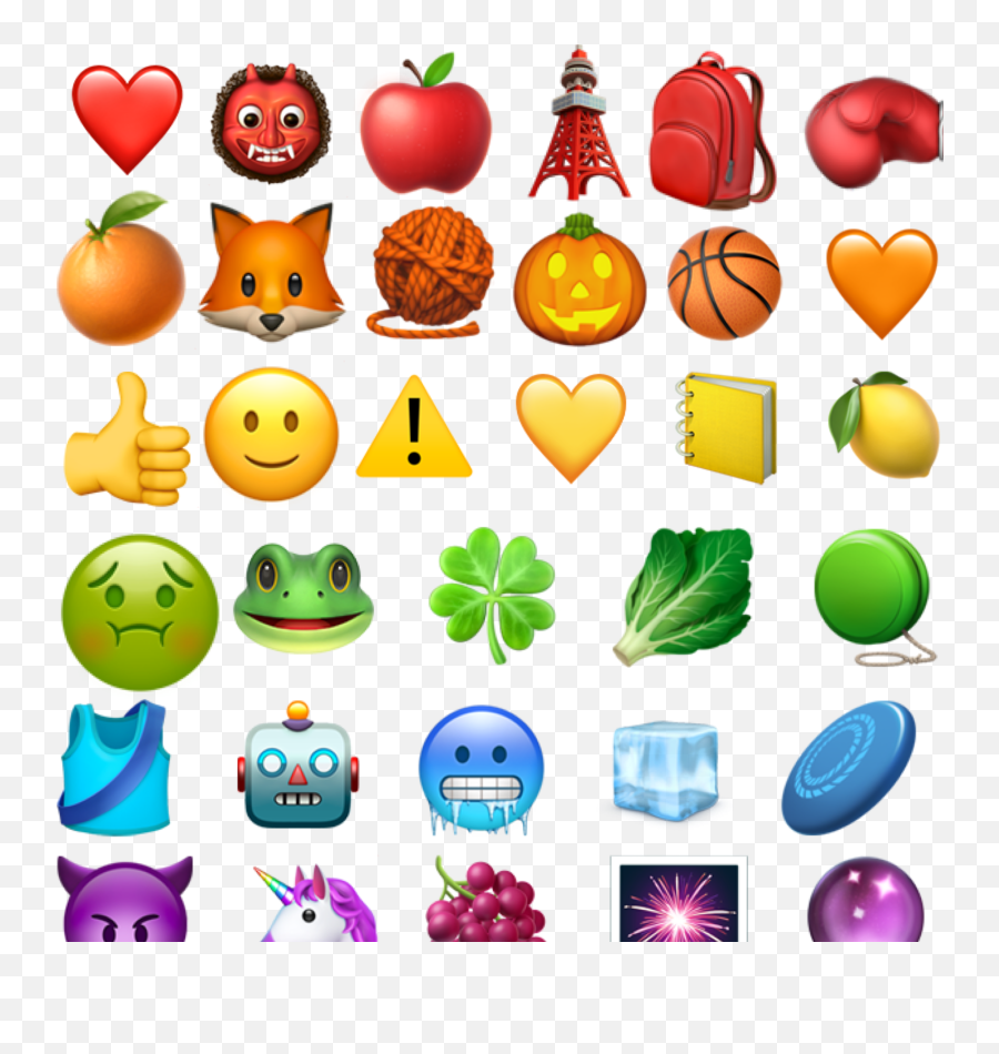 Rainbow Emojis Red Orange Sticker - Happy,Orange Emojis