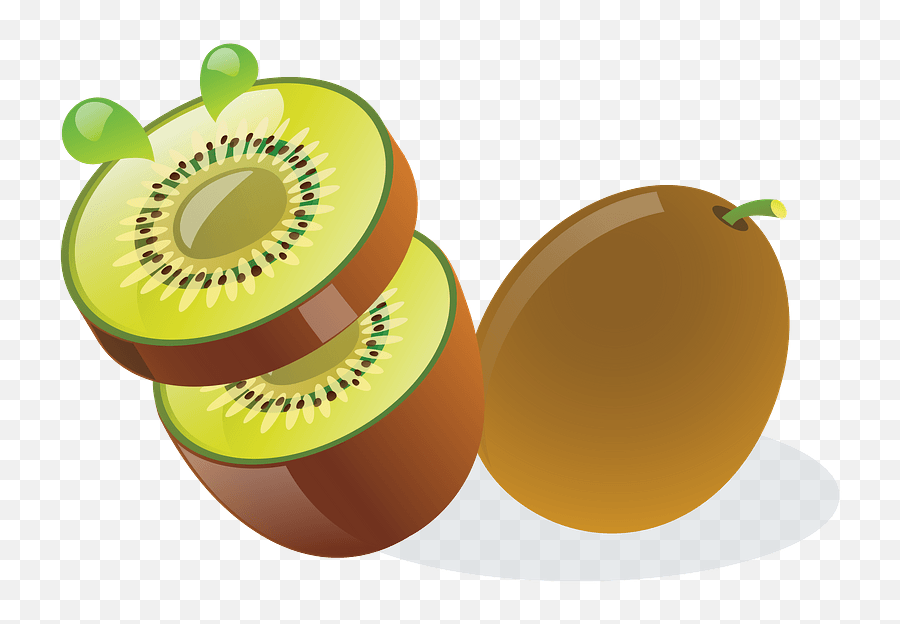 Kiwi Fruit Clipart - Diferencia Entre Kiwi Verde Y Kiwi Amarillo Emoji,Kiwi Emoji