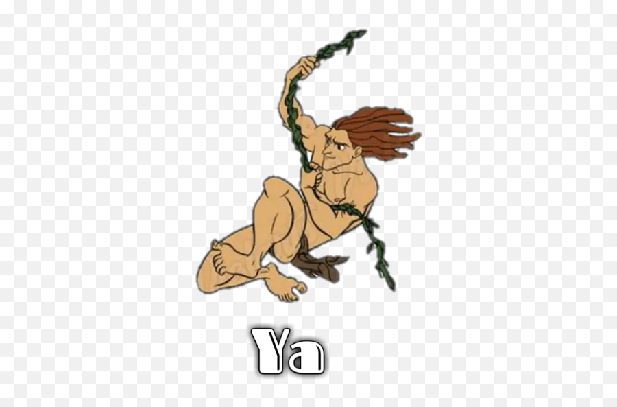 Tarzan Stickers For Whatsapp - Fictional Character Emoji,Disney Movie Emoji Game