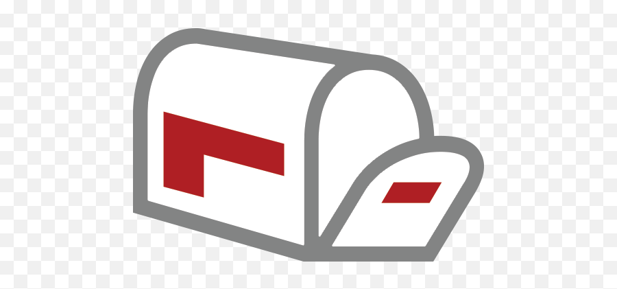 Open Mailbox With Lowered Flag - Horizontal Emoji,Mailbox Emoji