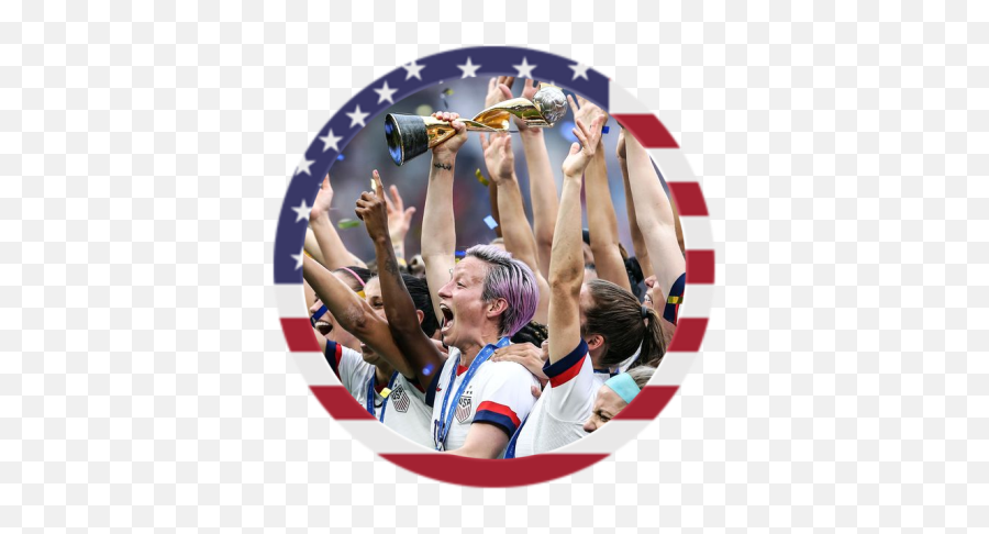 Final Score Us Womenu0027s Soccer - 1 Megan Rapinoe0 And 5 Holding Trophy Emoji,Soccer Emotions