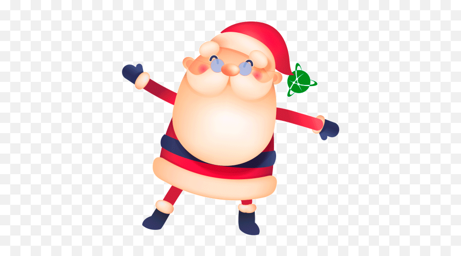 Top Santa Clara Vanguard Stickers For - Santa Claus Emoji,Dancing Santa Emoticon