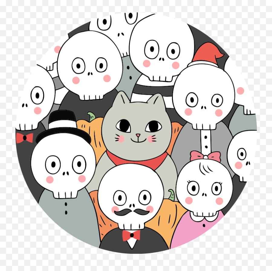Funny Skeletons Halloween T - Shirt Happy Emoji,Halloween Emoji