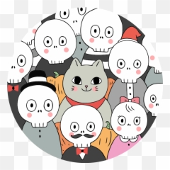 Funny Skeletons Halloween T - Shirt Happy Emoji,Halloween Emoji