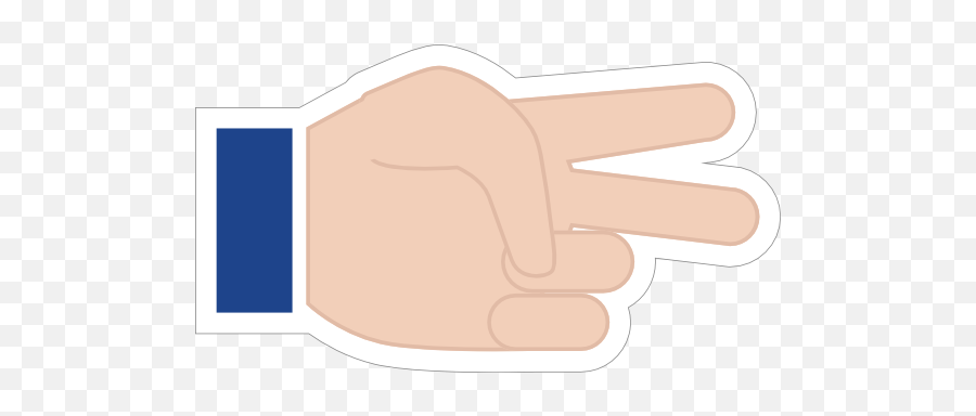 Hands Scissors Lh Emoji Sticker - Sign Language,Symbol Emojis Scissor
