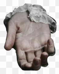 Hand Paintings Sticker By Ellie Merryweather - Male Vampire Aesthetic Emoji,Metal Hand Emoji