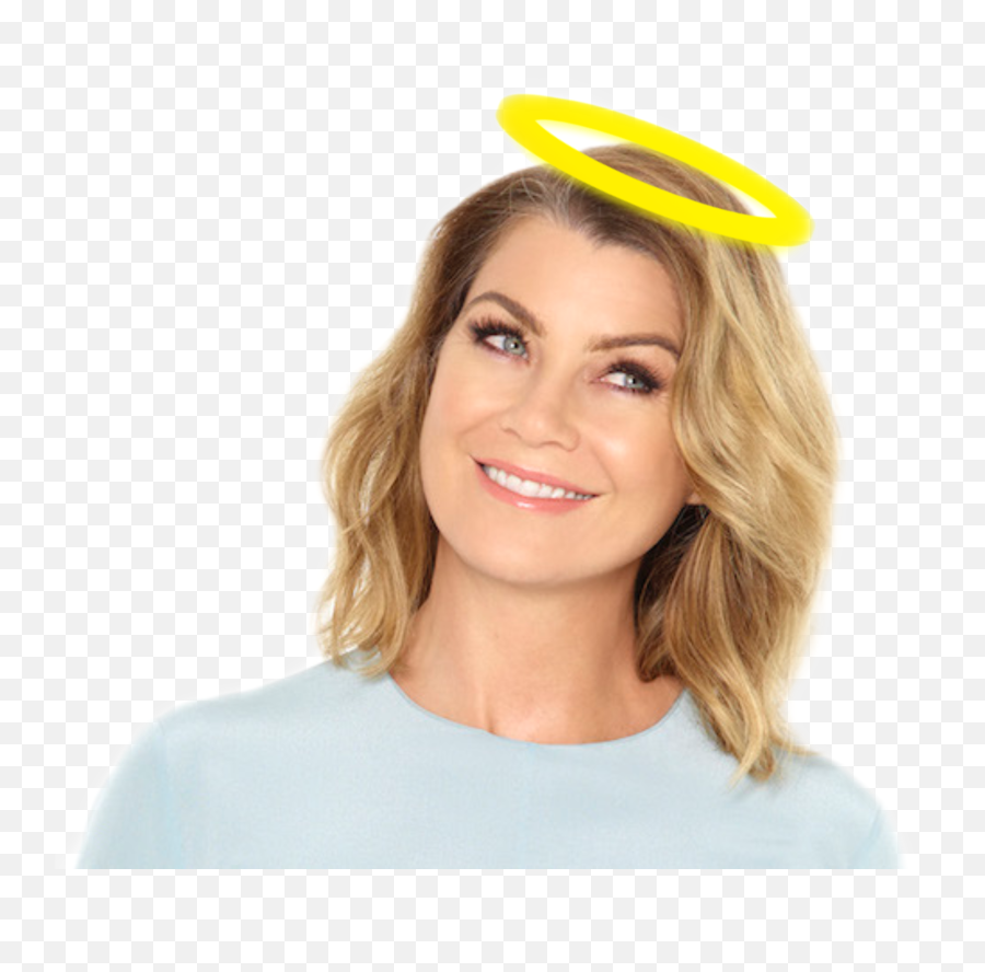 Popular And Trending Ellenpompeo Stickers Picsart - Season 12 Meredith Grey Short Hair Emoji,Ellen Pompeo Emojis