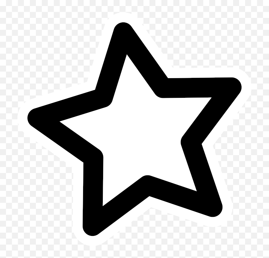 Black Star - Clipart Black Stars Emoji,Gota Chat Emojis