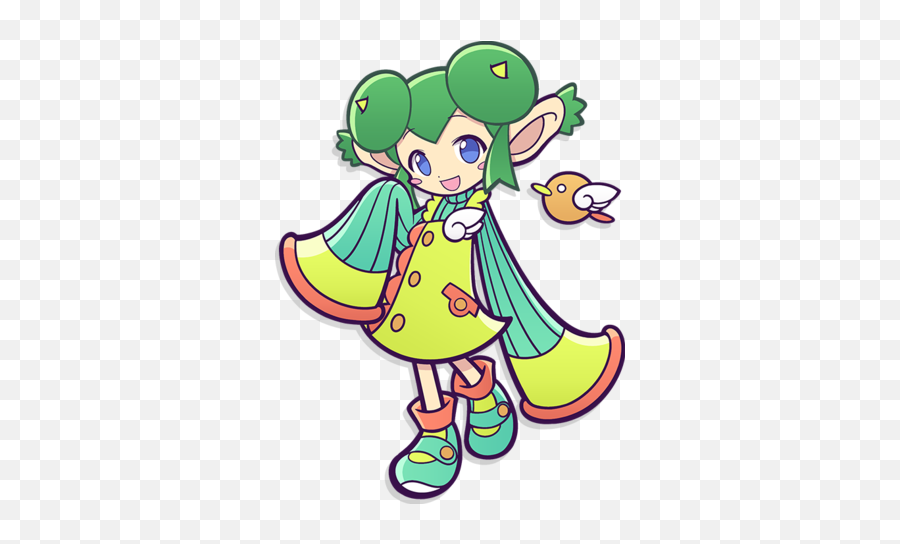 Puyo Puyo Fever Characters - Puyo Puyo Lidelle Emoji,