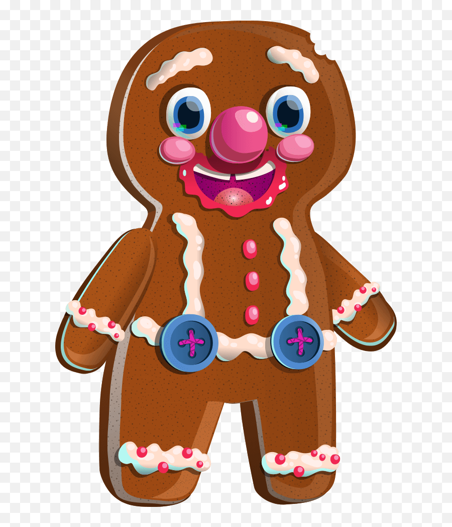 Brad The Gingerbread Character Animator - Adobe Character Animator Emoji,Gingerbread Man Templtae Emotions