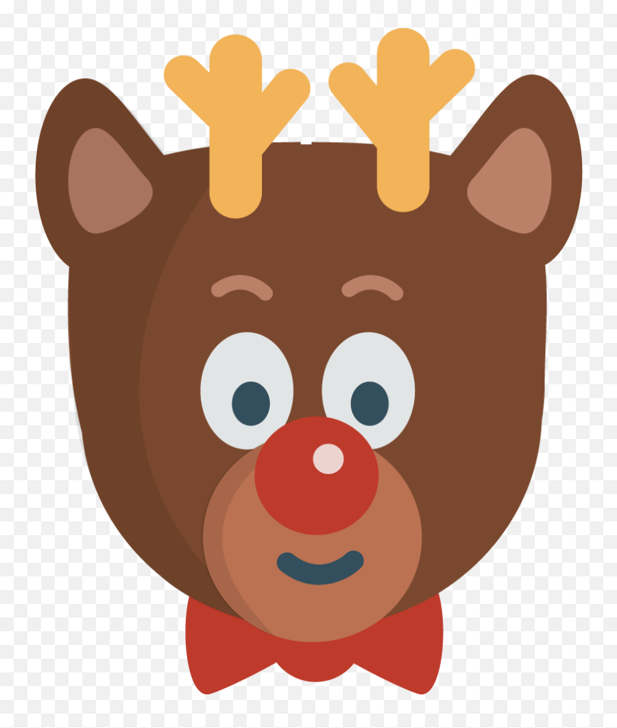 Cartoon Transparent Reindeer Clipart - Novocomtop Reindeer Emoji,Cutecraft Emojis