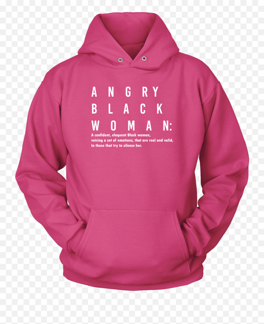 Angry Black Woman Hoodie - Mountain Bernese Dog Hoodie Emoji,Emotions Of Woman