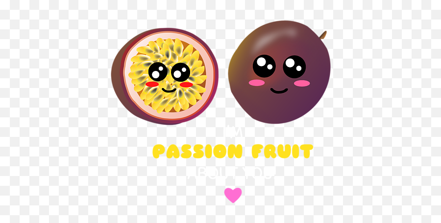 Cute Passion Fruit Pun T - Passion Fruit Love Puns Emoji,Goodjoke Emoticon