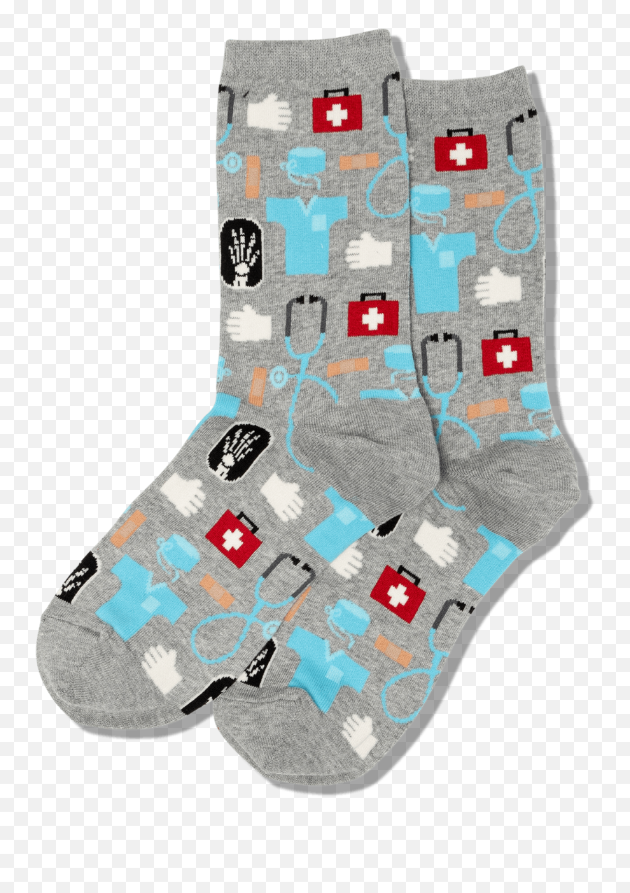 Womenu0027s Medical Crew Socks U2013 Hotsox - For Teen Emoji,Blushing Emoji Toy Nodder