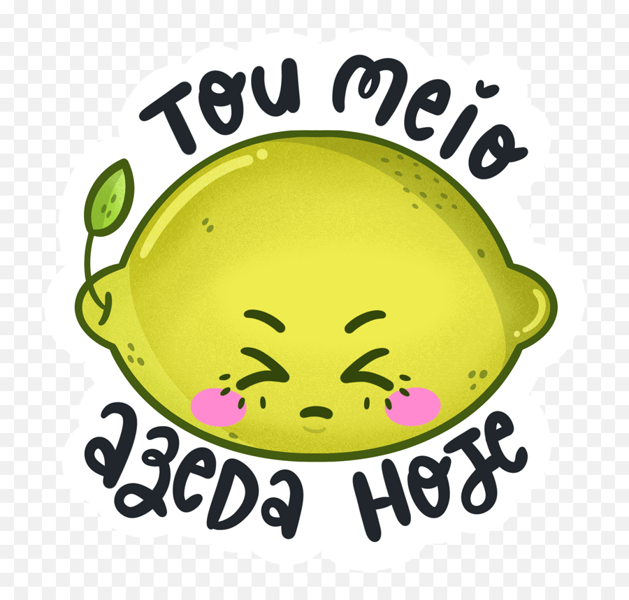 Capinha Para Celular Meio Azeda - Happy Emoji,Cara De Duda Emoticon