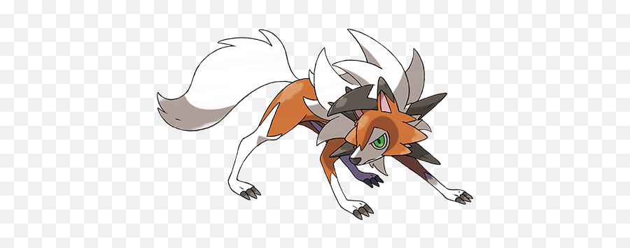 Lycanroc Pokédex - Pokemon Lycanroc Emoji,Emoticon Pintando A Unha