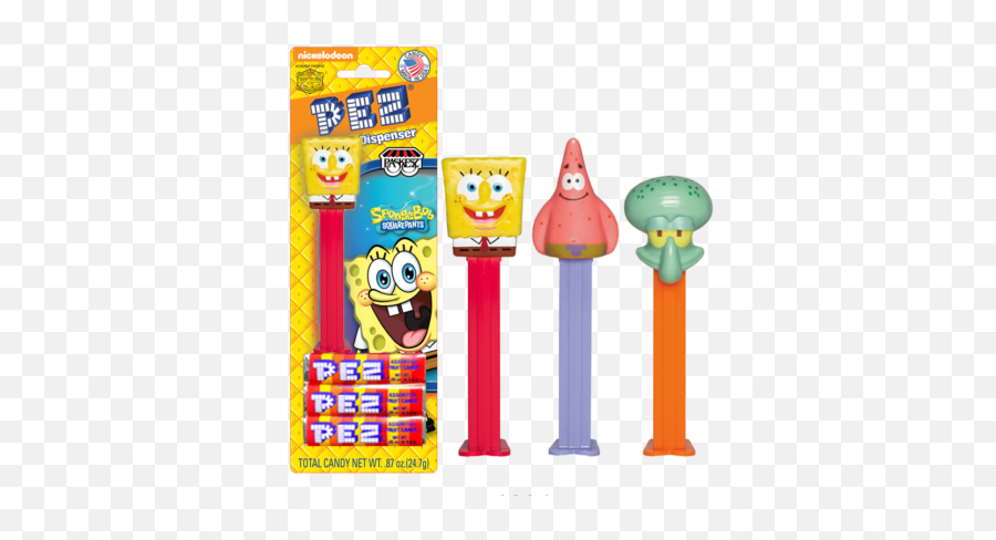 Pez Archives Sanz Wholesale Foods - Spongebob Pez Dispenser Emoji,Kosher Emoji Cookies Or Candy