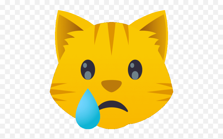Teary Eyed Cat Gif - Happy Emoji,Cat Emoji Keyboard
