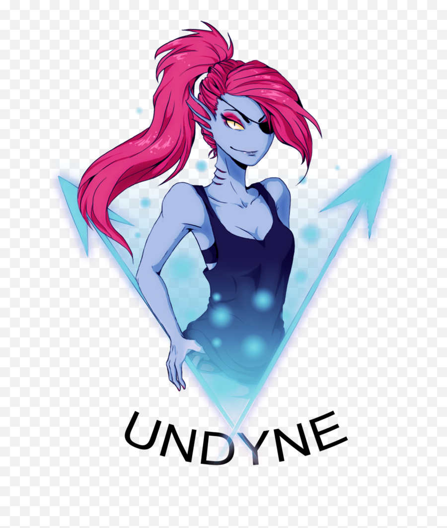 Download Undyneundertale Png Image With No Background - Undyne Stickers Emoji,Undertale Emoticons Undyne