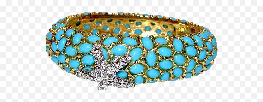 Kjl Kennet Jay Lane Faux Turquoise - Solid Emoji,Swarovski Emotions Bracelet