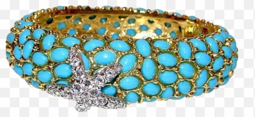 Kjl Kennet Jay Lane Faux Turquoise - Solid Emoji,Swarovski Emotions Bracelet