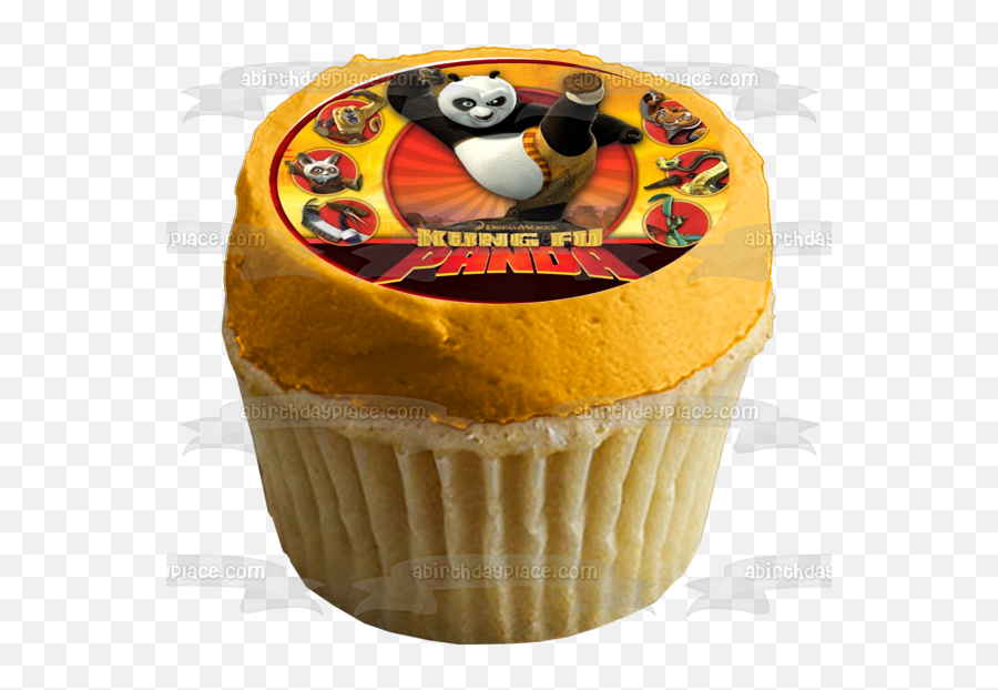 Kung Fu Panda Po Tigress Viper Edible Cupcake Topper Images Abpid05624 - Angry Birds Red Bomb Chuck Hal Emoji,Viper Emoticon