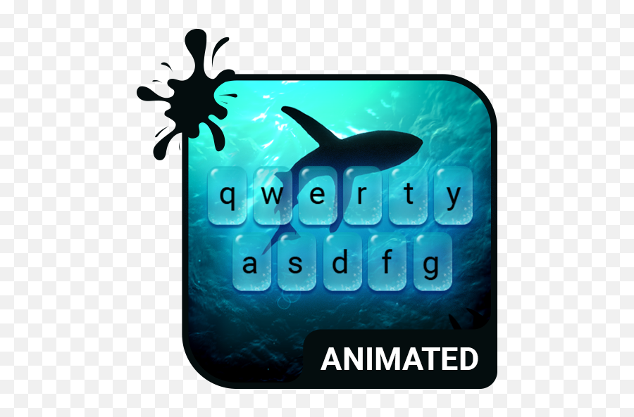 Deep Blue Animated Keyboard Live Wallpaper U2013 Apps On - Shark Emoji,Shark Emoji Android