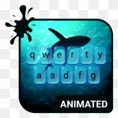 Deep Blue Animated Keyboard Live Wallpaper U2013 Apps On - Shark Emoji,Shark Emoji Android
