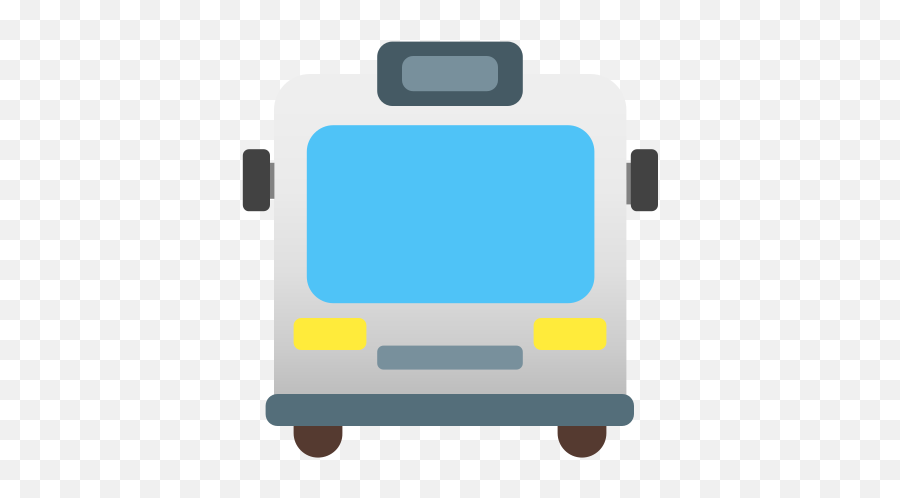 Oncoming Bus Emoji - Emoji Bus,Bus Emoji