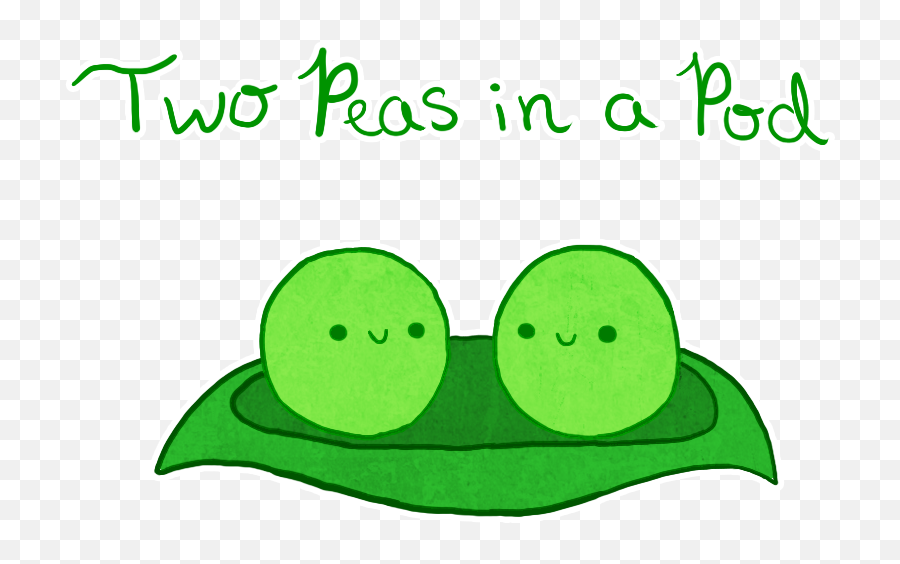 Download Free Png Pluspngcom Two Peas In A P - Dlpngcom 2 Peas In Pod Emoji,Peas Emoji
