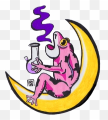 Bong Frog Emoji,Cowboy Emoji Paintng