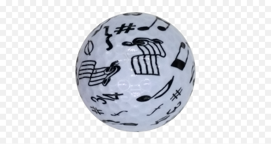 Musical Notes Novelty Golf Balls - One Dozen Emoji,Beach Ball Emojis