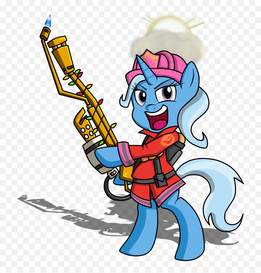 Tf2 Mlp Commission Pyro Main Trixie By Theoctoberscarf On Emoji,Mlp Emoticons Commission