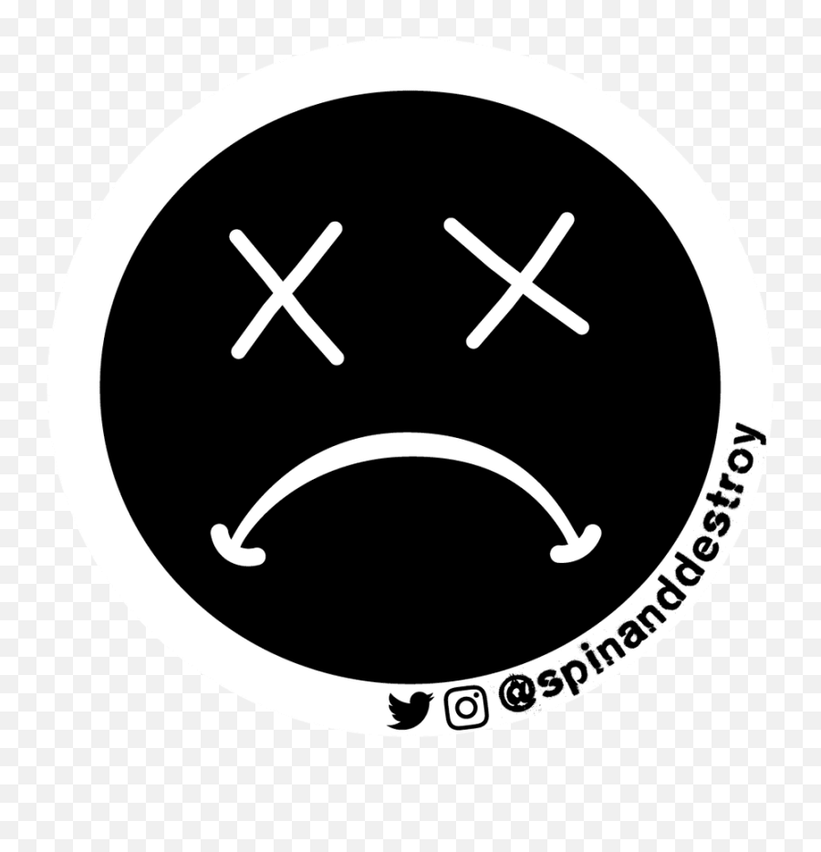 Sad Stickers Spin And Destroy Emoji,X Sad Emoticon