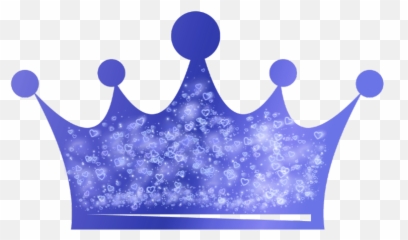 Blue Crown Hearts Heartcrown Cute Freetoedit - Glittery Emoji,Emojis Of Crowns And Hearts