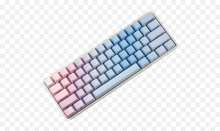 Gradient Blue Side - Printed Keycaps Emoji,Keycap 2 Emoji