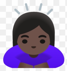 U200d Woman Bowing Dark Skin Tone Emoji - Emoji,Change Emoji Skin Tone Android