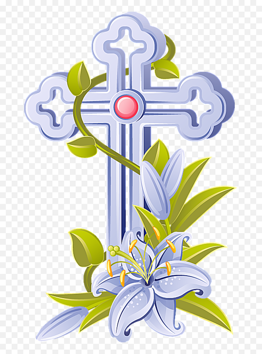 Download Catholic Christian Paschal Cross Photos Church - Easter Cross Clipart Emoji,Candle Emoticon