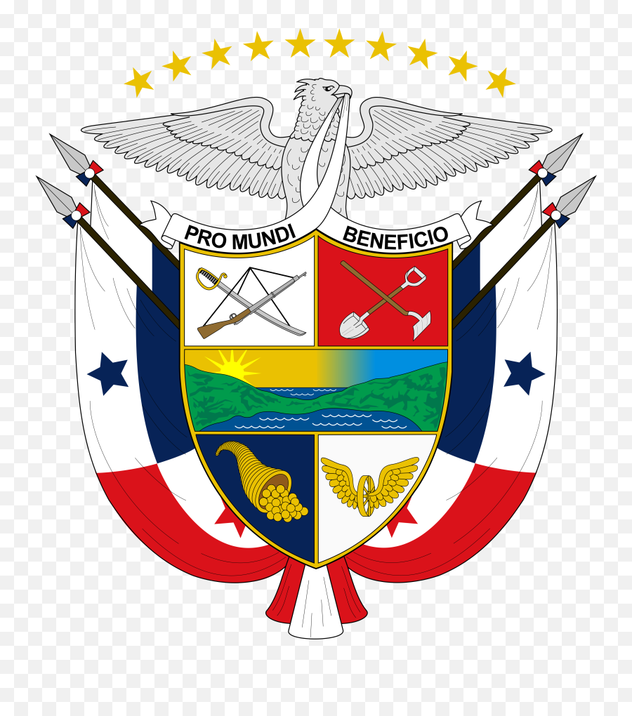 Flag Of Panama Flag Download - Panama Coat Of Arms Emoji,Ecuador Flag Emoji