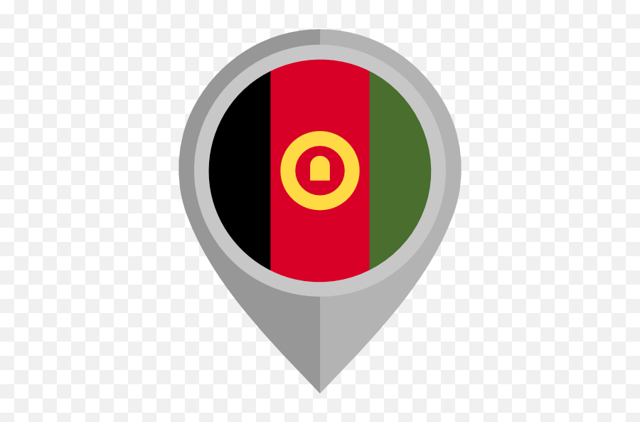 Afghanistan Flag Country Icon Emoji,Afghanistan Flag Emojio