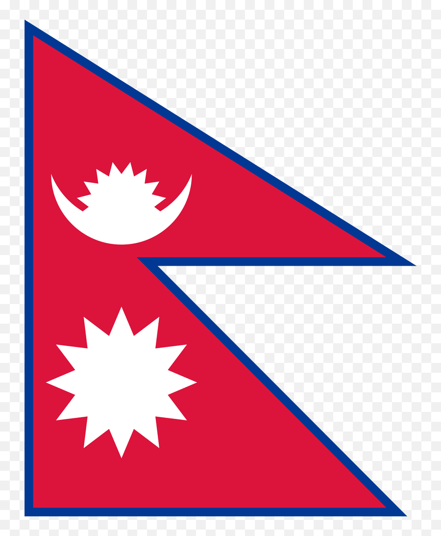 Nepal Flag Emoji - Nepal Flag,Waving Emoji