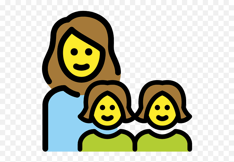Family Woman Woman Girl Emoji Clipart Free Download - Whitney Museum Of American Art,Girl Emoji