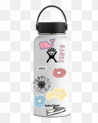 Download Png Hydro Flask Stickers Png U0026 Gif Base - White 40 Oz Hydro Flask Emoji,Flask Emoji