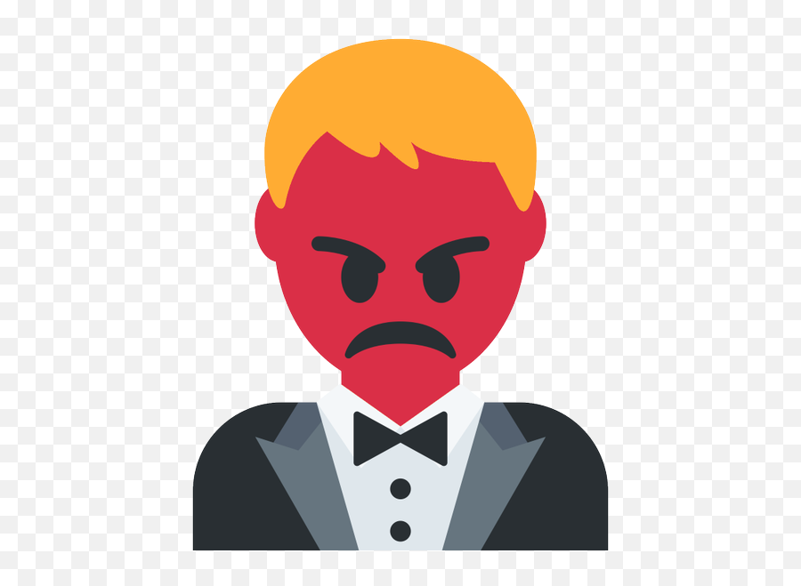 Emoji Face Mashup Bot - Suit Separate,Pout Emoji