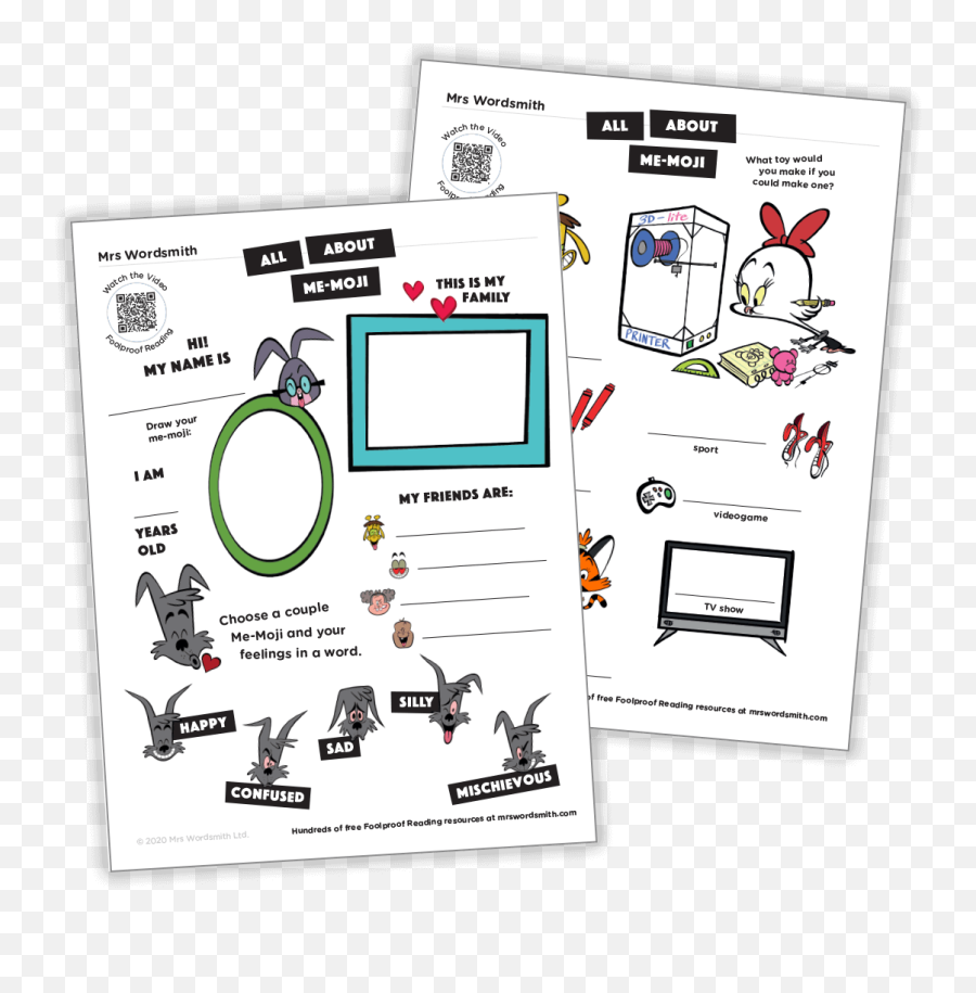 All About Me - Dot Emoji,Feelings And Emotions Worksheets For Grade 2