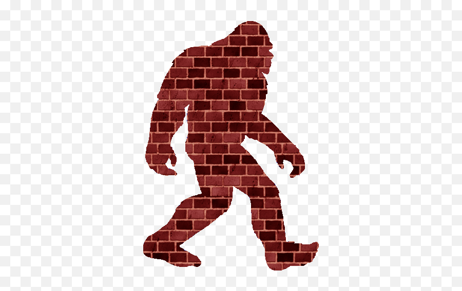 Bigfoot Clip Art Image Vector Graphics Illustration - Brick Sasquatch Sign Emoji,Microsoft Lync Bigfoot Emoticon