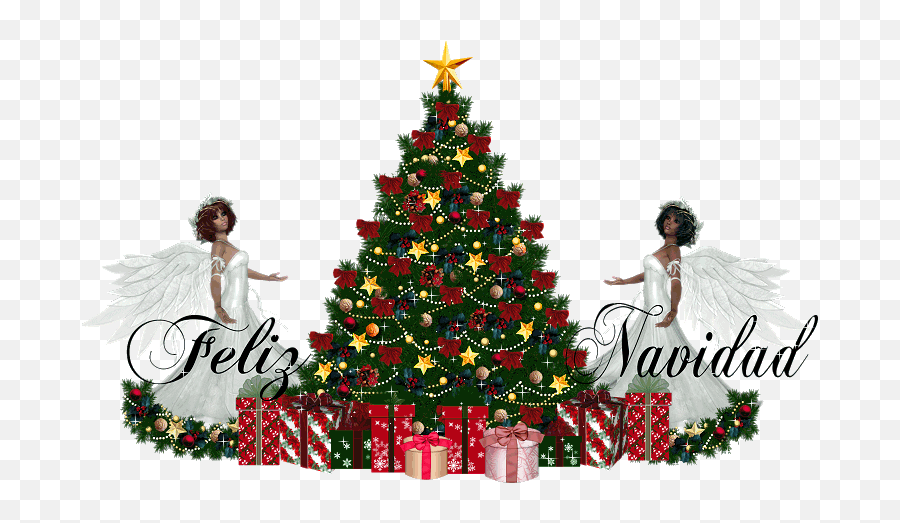 Feliz Navidad Gifs Animados Parte 4 - Imágenes Para Christmas Tree Gif Clear Background Emoji,Whatsapp Emoticons Navideños