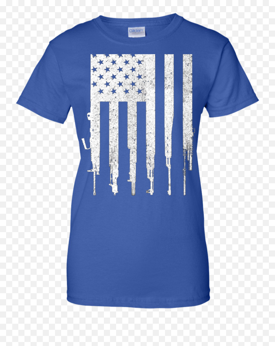 Rifle American Flag Shirt Gun Rights - Clash Of Clans All Troops T Shirt Emoji,Emoticon For Us Flag