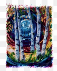 T - Vertical Emoji,Trees Emotion Paintings