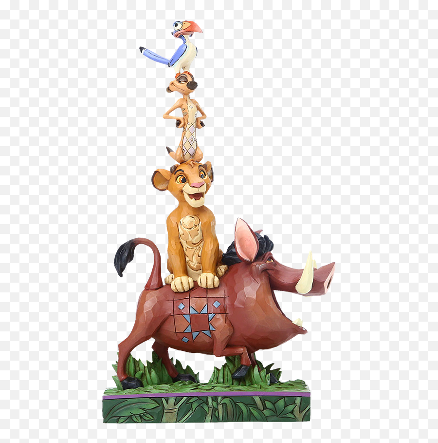 Lion King Stacked Characters Figurine - Jim Shore The Lion King Emoji,Cg Lion King Emotion Comparison